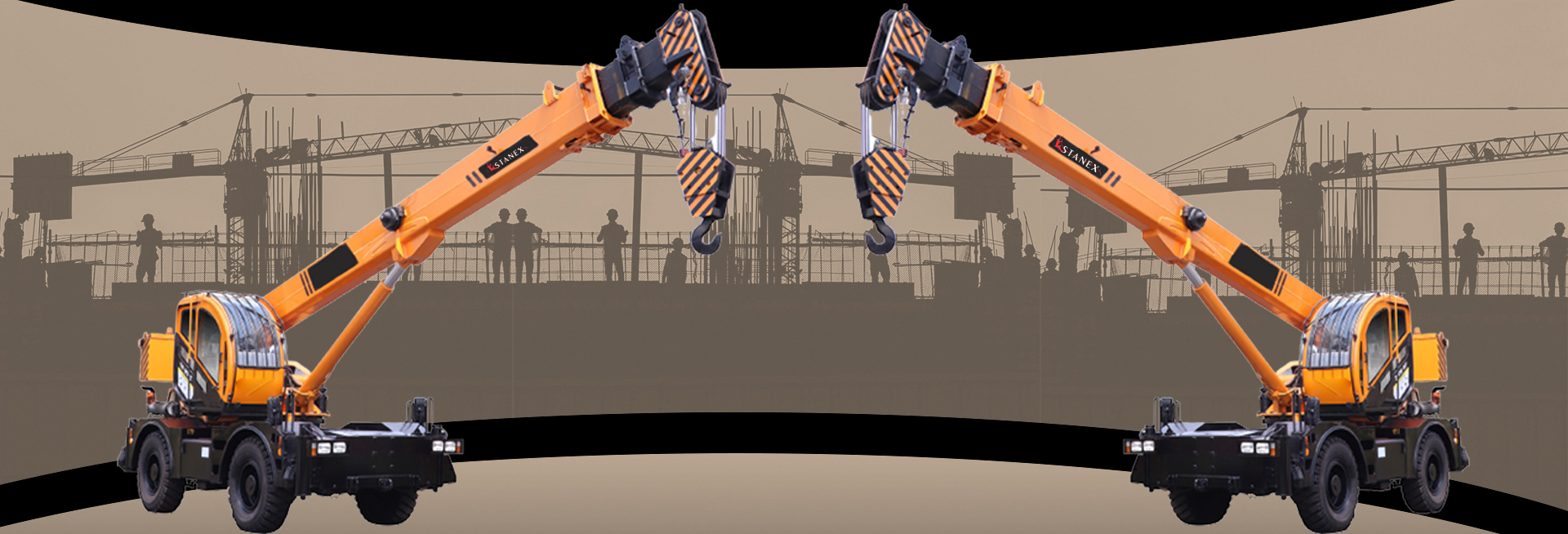 Rough Terrain Hydraulic Mobile Crane